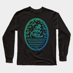 Hurricane Ship Long Sleeve T-Shirt